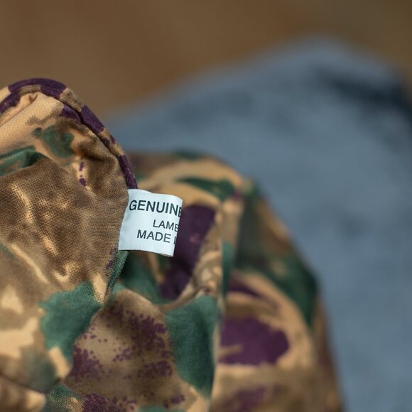 Chi By Carlos Falchi Italian Lamb Leather Shoulder Bag Gold Bronze Large - Picture 13 of 14